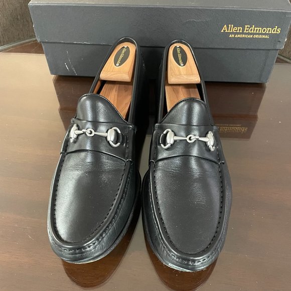 $400 Allen Edmonds Verona 2 Italian Loafer, Black - Size 9 - Picture 2 of 6
